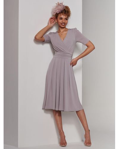 Jolie Moi Bianca Jersey Midi Dress - Multicolour