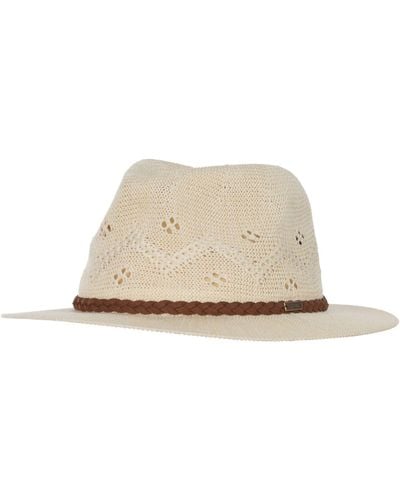 Barbour Flowerdale Trilby Hat - White