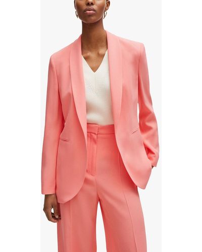 BOSS Boss Jirea Regular Fit Jacket - Pink