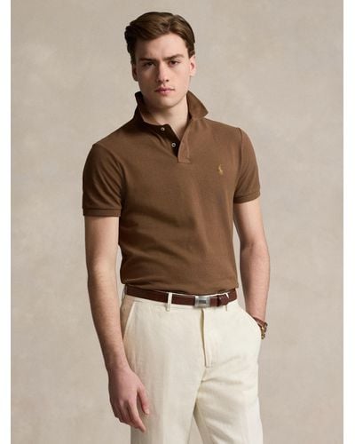 Ralph Lauren American Style Standard Polo Shirt - Natural