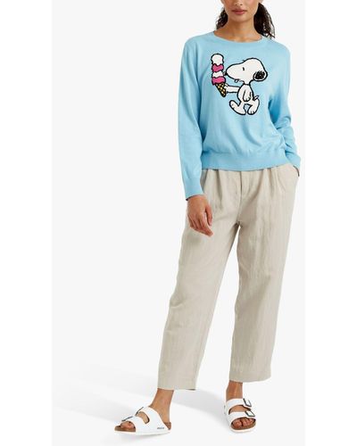 Chinti & Parker Snoopy Jumper - Blue