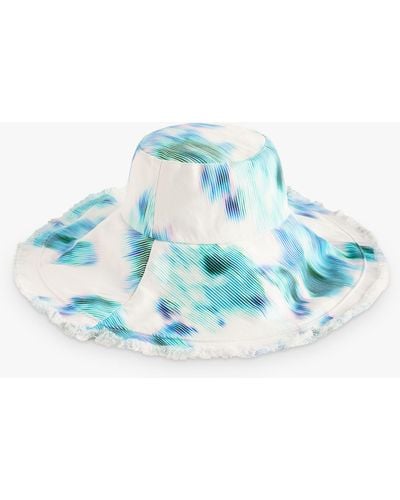 Ted Baker Fiionn Floral Printed Beach Hat - Blue