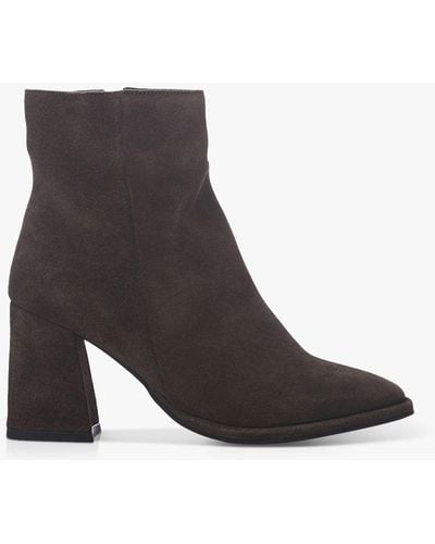 Moda In Pelle Kalinda Leather Ankle Boots - Brown