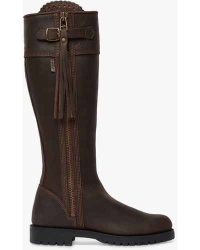 Penelope Chilvers Stand Tassel Knee Boots - Brown