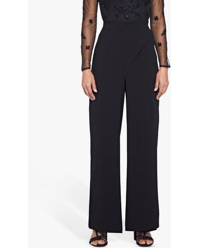 Adrianna Papell Crepe Trousers - Black