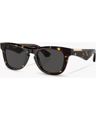 Burberry Be4426 D-frame Sunglasses - Grey