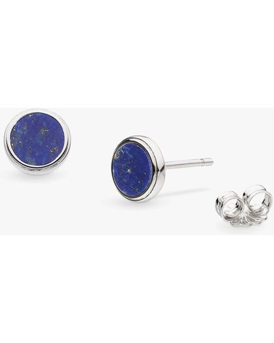 Kit Heath Celestial Stud Earrings - Blue