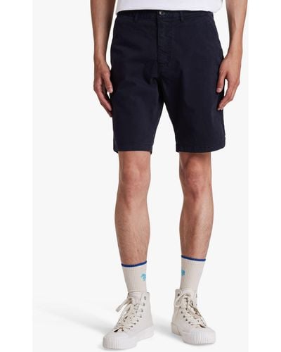 Paul Smith Mens Shorts Chino - Add To 110343982 When Imagery Is Added - Blue