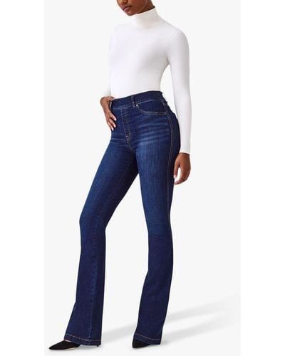 Spanx Flared Demin Jeans - Blue