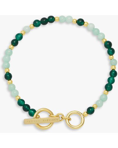 Estella Bartlett Beaded Gemstone T-bar Bracelet - Multicolour