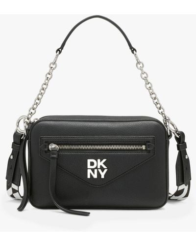 DKNY Greenpoint Leather Camera Bag - Black