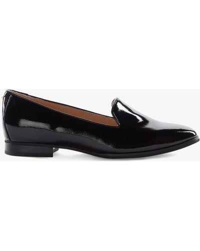 Dune Glassi Patent Loafers - Black