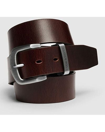 Rodd & Gunn Farmlands Leather Belt - Brown