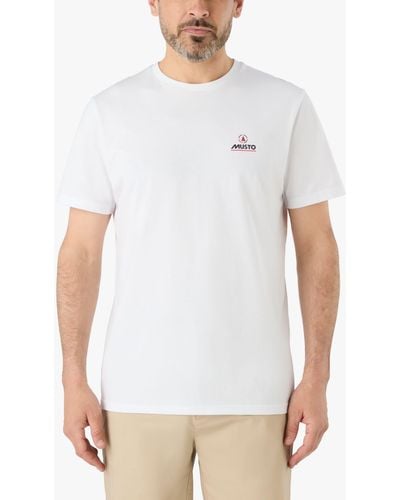 Musto Nautical Short Sleeve T-shirt - White