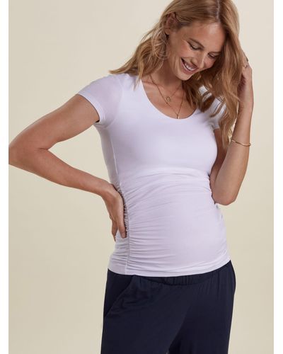 Isabella Oliver The Maternity Top - White