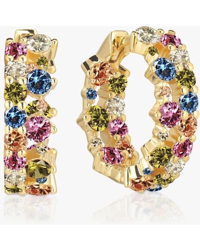 Sif Jakobs Jewellery Multi Coloured Hoop Earrings - Blue
