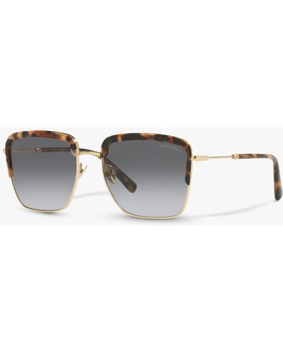 Giorgio Armani Ar6126 Square Sunglasses - Grey