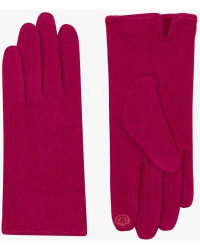 Unmade Copenhagen Wilma Wool Blend Gloves - Pink