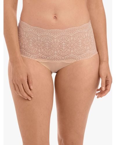 Fantasie Lace Ease Invisible Stretch Knickers - Natural