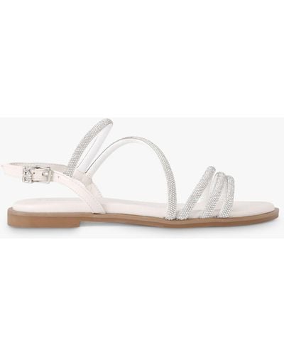 KG by Kurt Geiger Reece Embellished Sandals - White