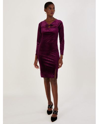 Monsoon stevie fit top and flare dress