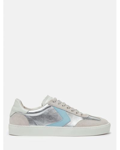 Jigsaw Classic Low Top Leather Trainers - White