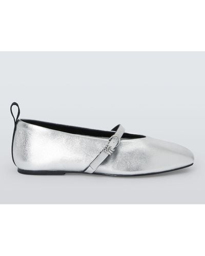 Rag & Bone Spire Leather Mary Janes Shoes - White