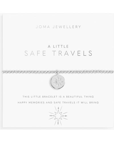 Joma Jewellery Safe Travels Bracelet - Natural
