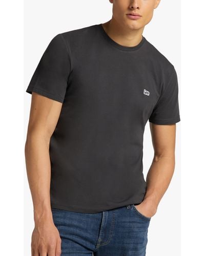 Lee Jeans Regular Fit Cotton Logo T-shirt - Black