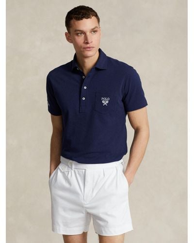 Ralph Lauren Polo Short Sleeve Polo Top - Blue
