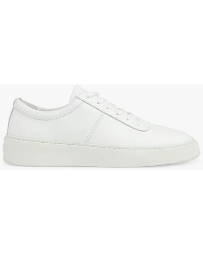 Whistles Kalie Leather Deep Sole Trainers - White