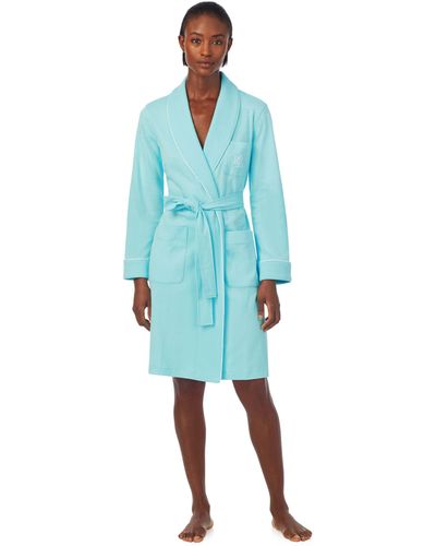Ekouaer Women Zipper Robe 3/4 Sleeves Loungewear Full Length Sleepwear - My  CareCrew