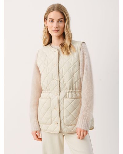 Part Two Caris Quilted Gilet - Natural