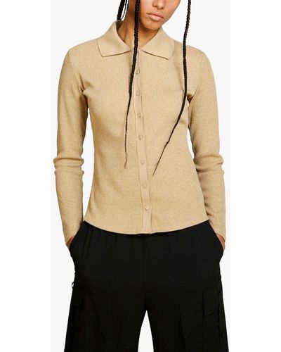 Sisley Fitted Ribbed Shirt - Black