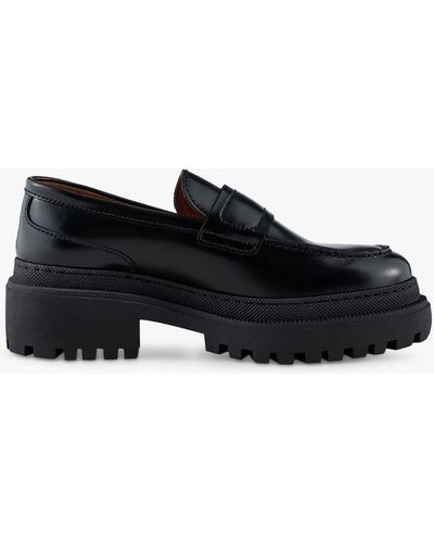 Shoe The Bear Iona Leather Loafers - Black