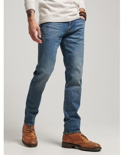 Superdry Merchant Organic Slim Jeans - Blue