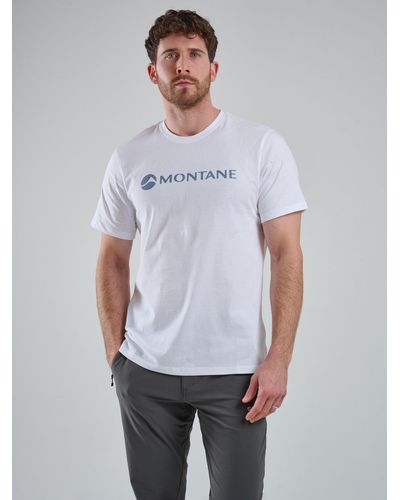MONTANÉ Mono Logo Organic Cotton T-shirt - White