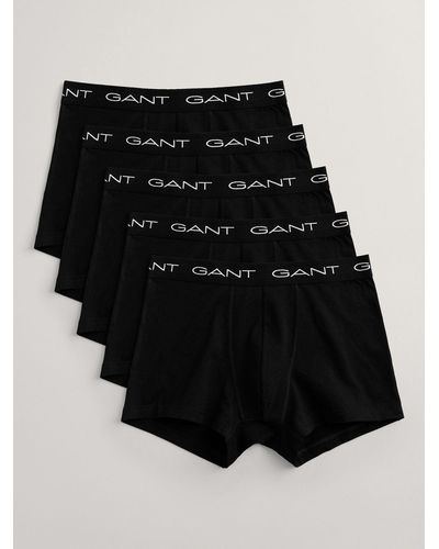 GANT Slim Fit Short Length Trunks - Black