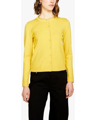 Sisley Regular Fit Cardigan - Yellow