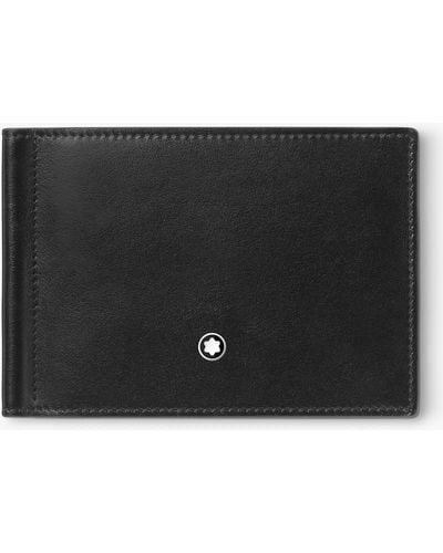 Montblanc Meisterstück Leather Money Clip Wallet - Black