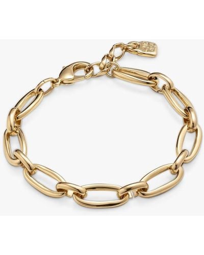 Uno De 50 Alien Oval Link Chain Bracelet - Metallic