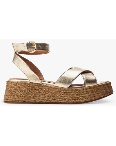 Moda In Pelle Pashyn Leather Sandals - Natural