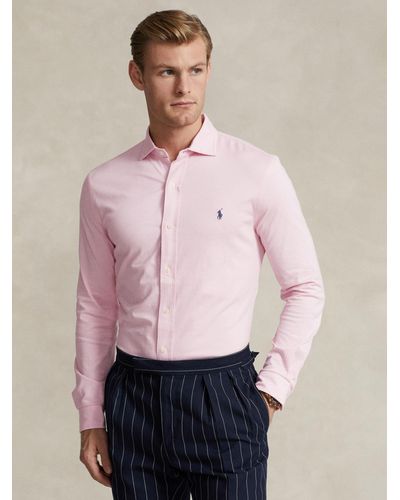 Ralph Lauren Long Sleeve Jersey Shirt - Pink