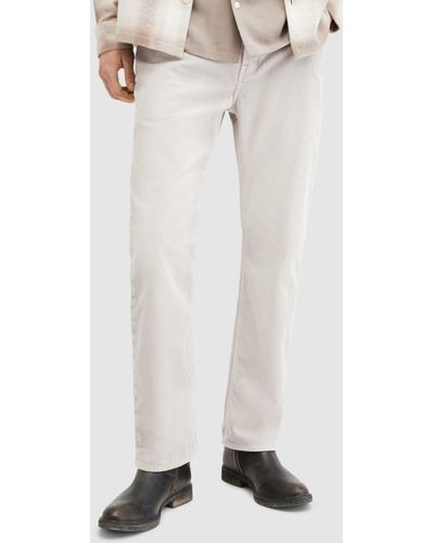 AllSaints Curtis Slim Fit Jeans - White