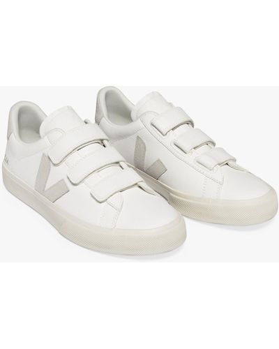 Veja Recife Leather Trainers - White