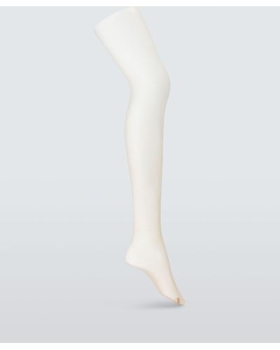 John Lewis 7 Denier Barely There Body Shaper Tights - White