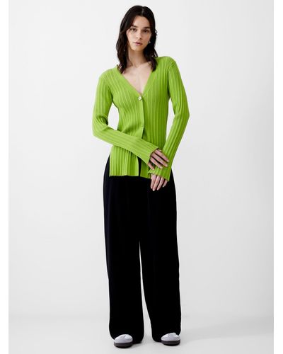 French Connection Leonora V-neck Cardigan - Green