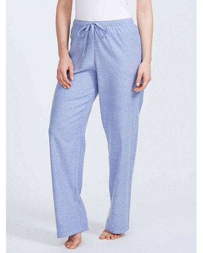 British Boxers Cotton Pyjama Trousers - Blue