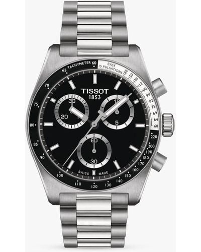 Tissot Pr516 Chronograph Bracelet Strap Watch - White