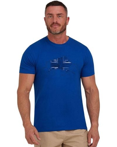 Raging Bull Slash Bull Graphic T-shirt - Blue